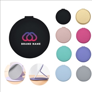 PU Leather Mini Folding Mirror